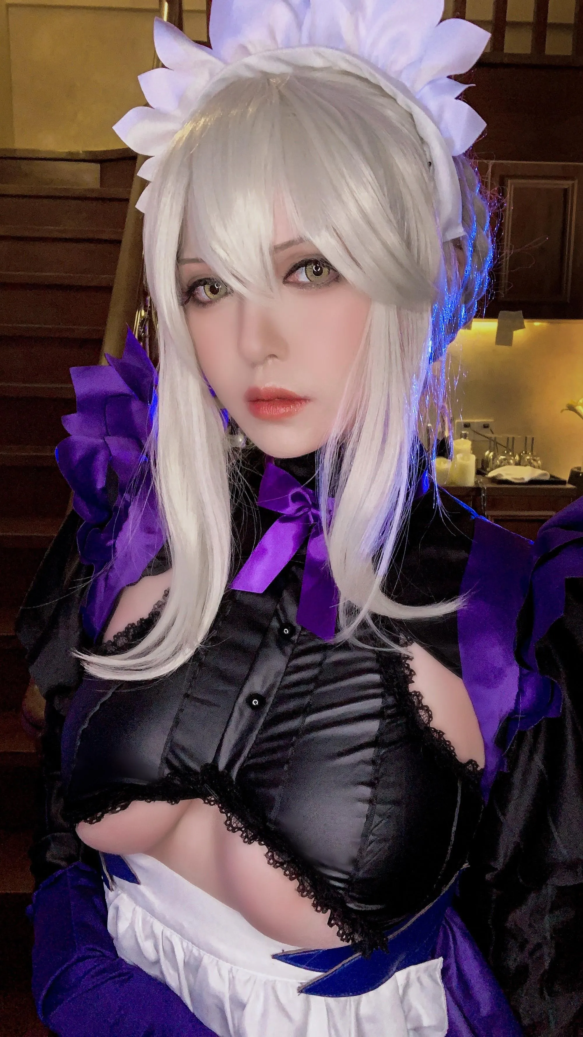 半半子 – NO.48 LancerAlter Maid-自拍 [16P]插图8
